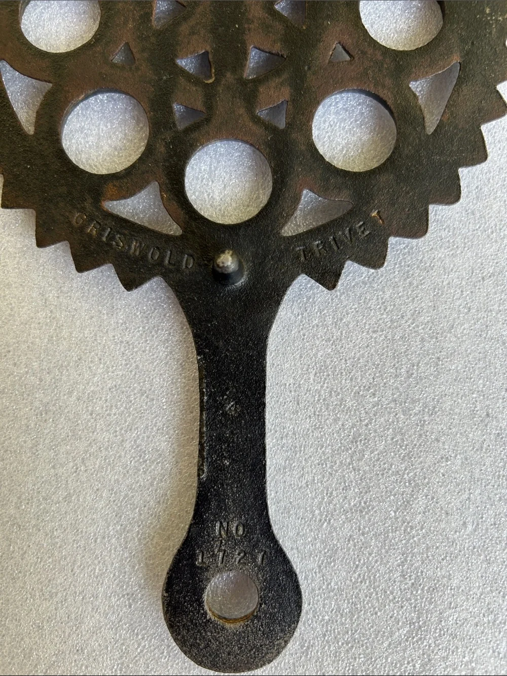 Griswold No. 1727 Trivet Vintage Cast Iron GUC